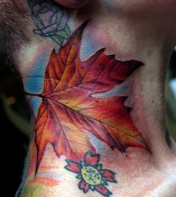 Tattoos - maple leaf
